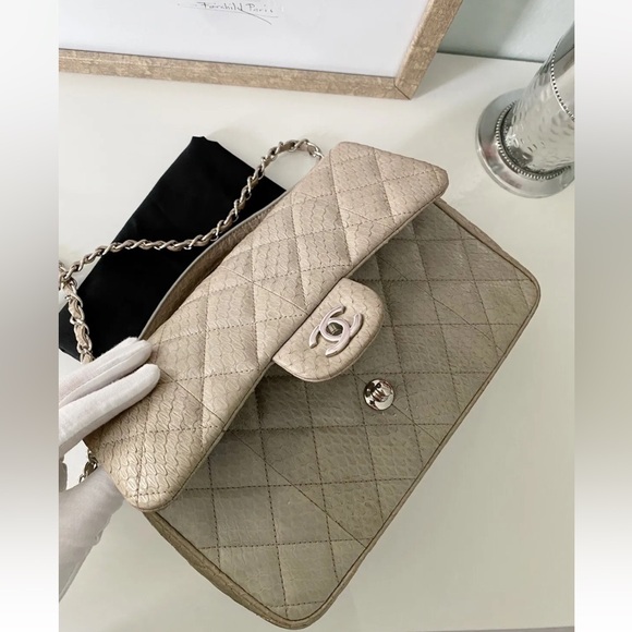 Chanel Python Flap bag - Picture 3 of 9